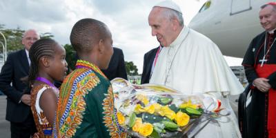 Con el Papa en su viaje a África