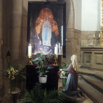 Virgen de Lourdes, cuida y cura a los enfermos