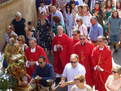 Celebrando a San Mateo y a la Virgen de los Parrales en Baños de Río Tobía