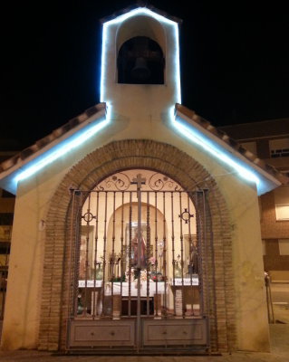 Bonita iluminación navideña para la ermita de Santa Eufemia