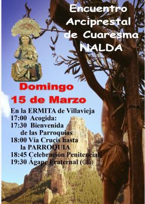 El próximo domingo, 15 de Marzo: cita arciprestal en Nalda